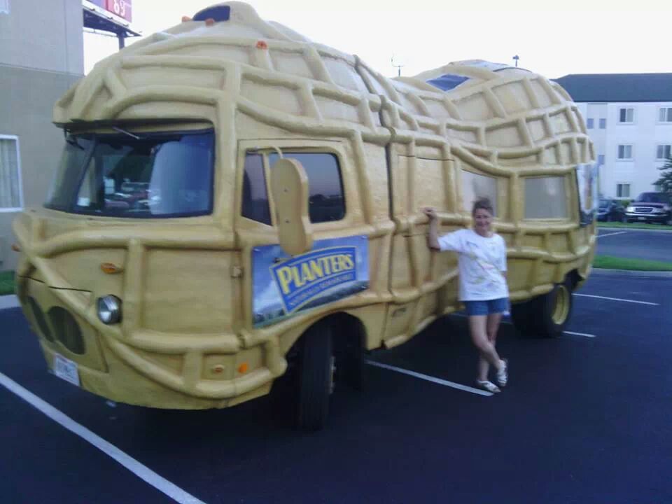 Planters peanut truck