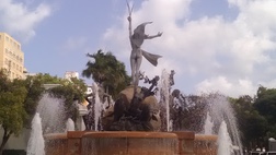 Past fountain